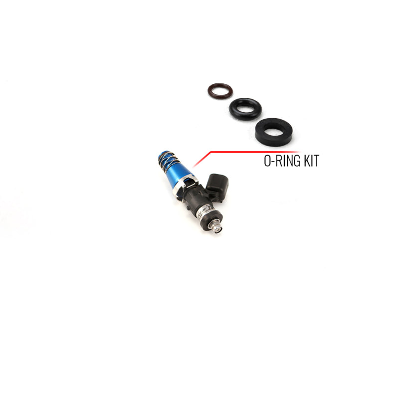 Injector Dynamics O-Ring/Seal Service Kit for Injector w/ 11mm Top Adapter and -204 Lower Cushion.-thumbmail-1