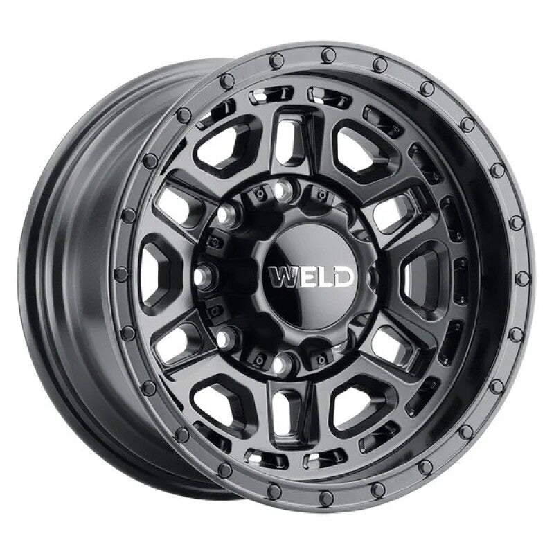 Weld Off-Road W119 17x9 Crux 5x114.3 5x127 ET-12 BS 4.50 Satin Black 78.1-thumbmail-1