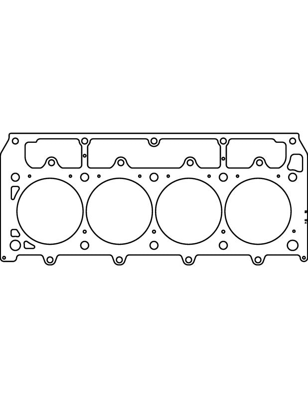 Cometic GM LSX Gen-4 Small Block V8 .054in MLX Cylinder Head Gasket - 4.200in Bore - RHS-thumbmail-1