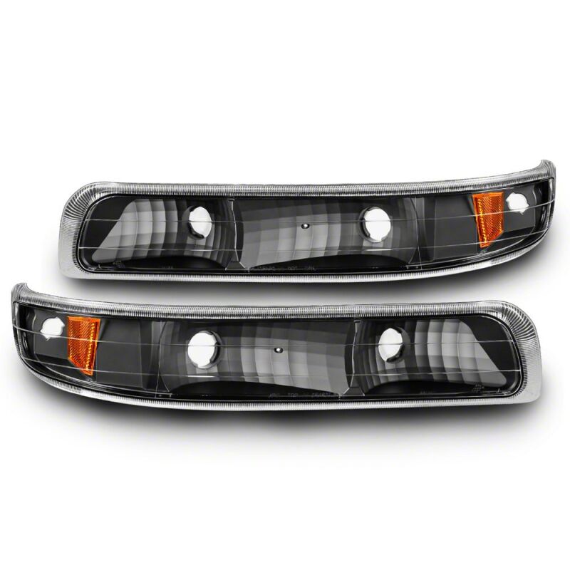 Raxiom 99-01 Chevrolet Silverado 1500 Axial Series Euro Turn Signal and Parking Lights- Black-thumbmail-1