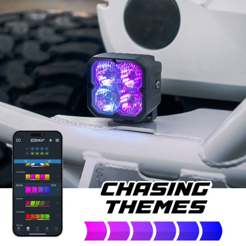 XKGlow RGBW Addressable Cube Light - Driving Beam-thumbmail-2