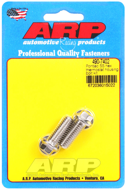 ARP Pontiac SS Hex Thermostat Housing Bolt Kit-thumbmail-1