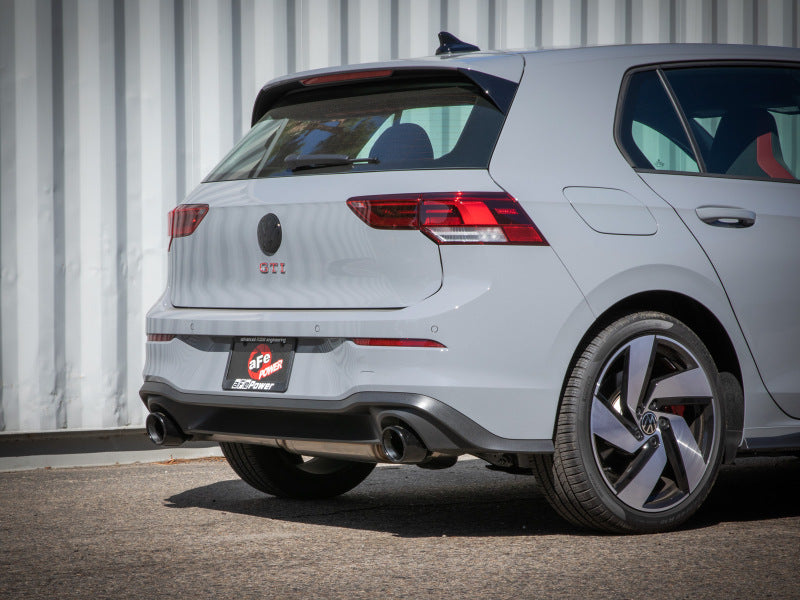 aFe 22-24 Volkswagen GTI MACH Force-Xp 3 to 2-1/2 IN Stainless Steel Cat-Back Exhaust w/Black Tip-thumbmail-2