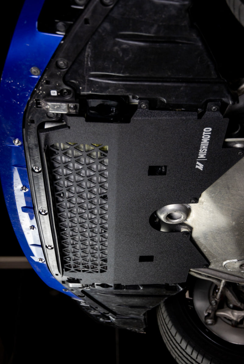 Mishimoto 2021+ BMW G80 M3 Skid Plate Engine - Wrinkle Black-thumbmail-2