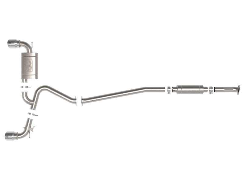 aFe 22-23 Hyundai Kona N L4-2.0L (t) Takeda 3in 304 SS Cat-Back Exhaust System w/ Polished Tips-thumbmail-4