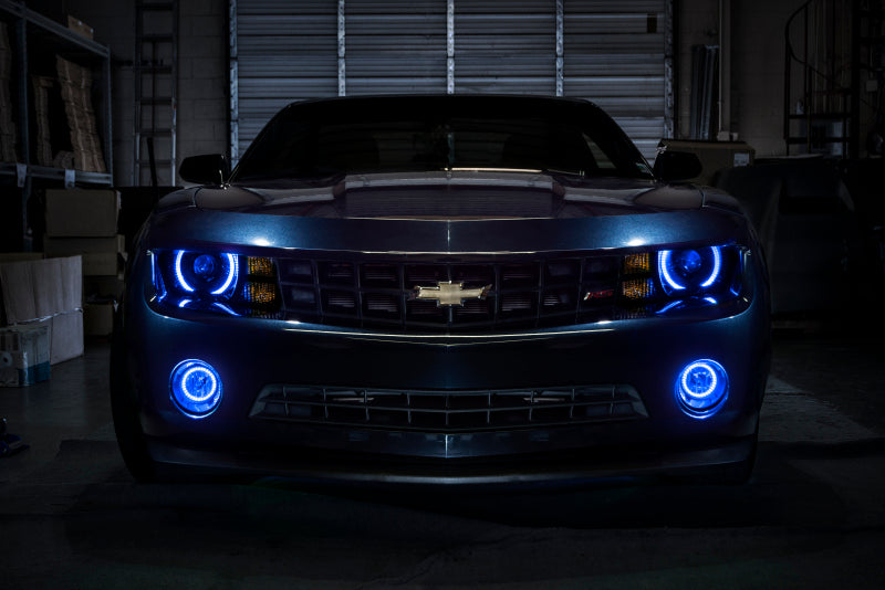 Oracle 10-13 Chevrolet Camaro LED Fog Light Halo Kit - Blue-thumbmail-2