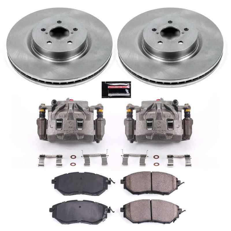 Power Stop 10-14 Subaru Outback Front Autospecialty Kit w/Cals-thumbmail-1