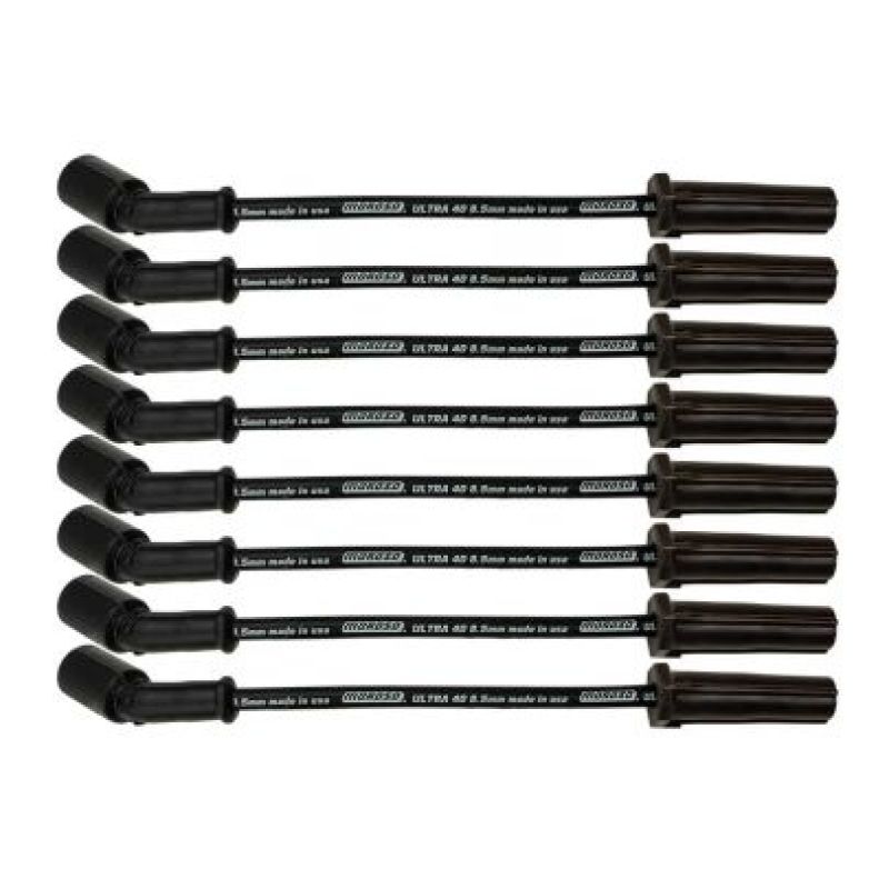 Moroso GM LS/LT 8.5mm Ultra 40 11in Long Wire Set w/o Alum Heatshield - Black-thumbmail-1