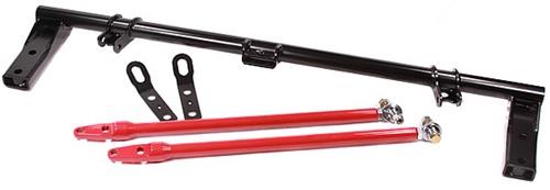 Innovative 90-93 Accord H/F-Series Black Steel Competition Traction Bar Kit (H/F-Series engine)-thumbmail-1