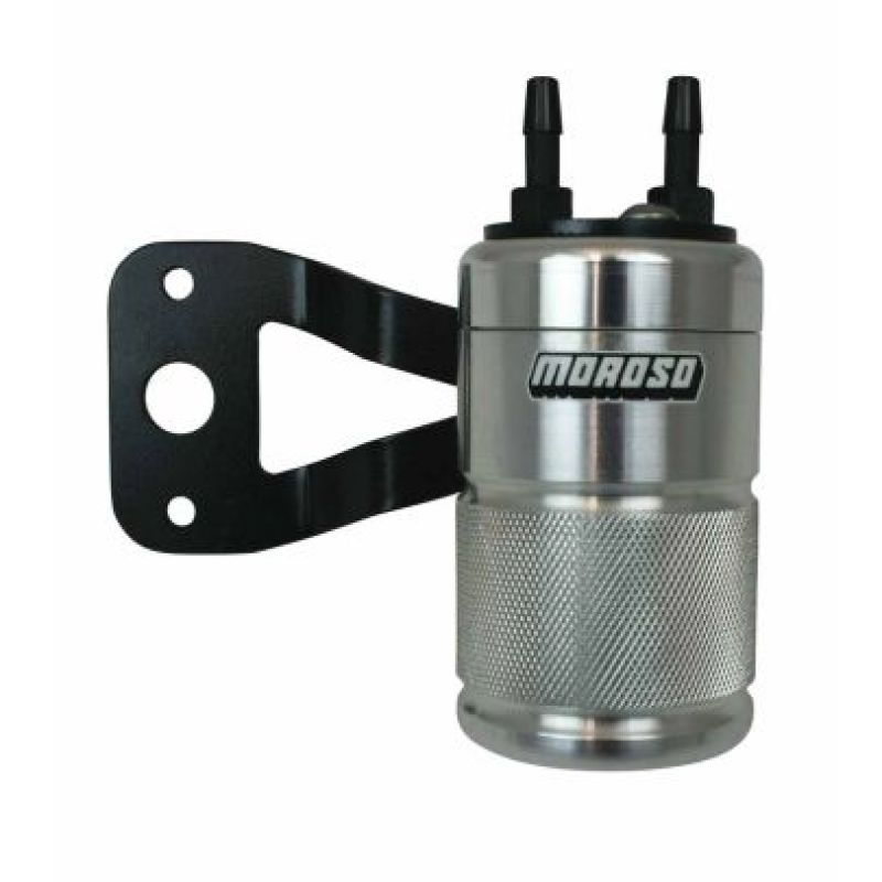 Moroso H-D Twin Cam (w/Vance & Hines VO2 Air Cleaner Excl VO2 90) Air Oil Separator - Polished-thumbmail-1