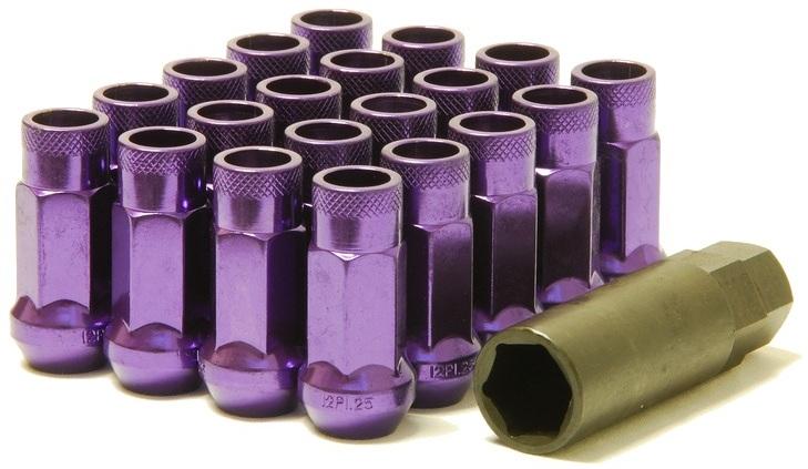 Wheel Mate Muteki SR48 Open End Lug Nuts - Purple 12x1.50 48mm-thumbmail-1