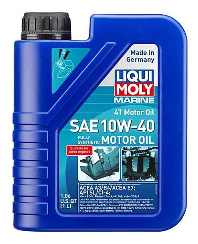 LIQUI MOLY 1L Marine 4T Motor Oil SAE 10W40-thumbmail-1