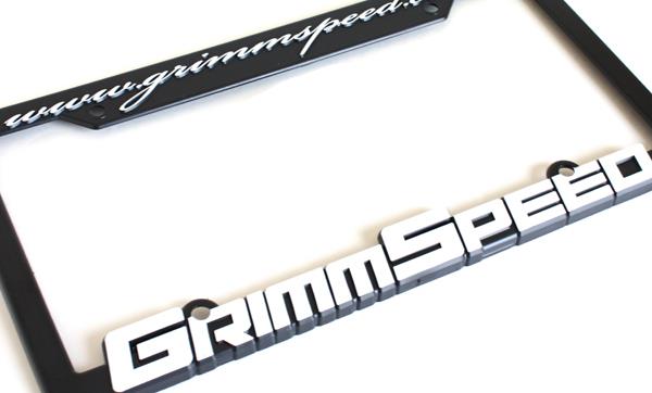 GrimmSpeed License Plate Frame (Pair)-thumbmail-2