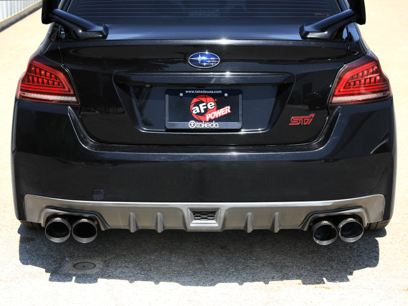 aFe Subaru WRX/STi 15-21 H4-2.0/2.5L Takeda 3in to 2-1/2in Stainless Cat-Back Exhst w/ Black Tip-thumbmail-2