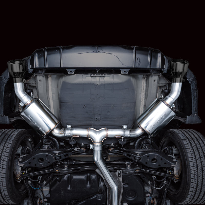 AWE Tuning 22+ Honda Civic Si/Acura Integra Touring Edition Catback Exhaust - Dual Diamond Black Tip-thumbmail-5