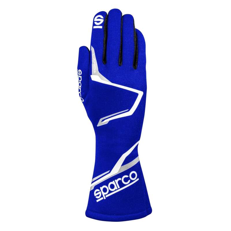 SPARCO Land+ Auto Racing Gloves - Blue - Size 09-thumbmail-1