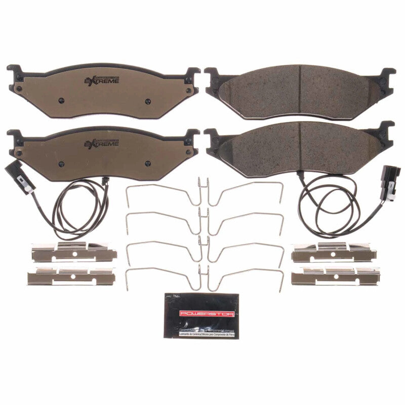 Power Stop 08-09 Ford F-53 Motorhome Chassis Rear Z36 Truck & Tow Brake Pads w/Hardware-thumbmail-1