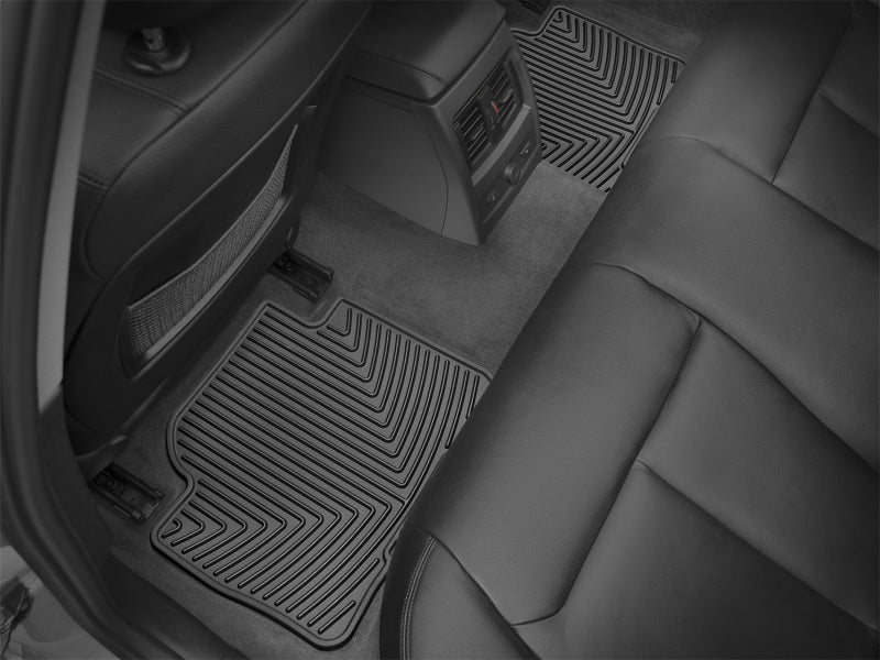 WeatherTech 12+ BMW 3-Series (F30) Rear Rubber Mats - Black-thumbmail-2