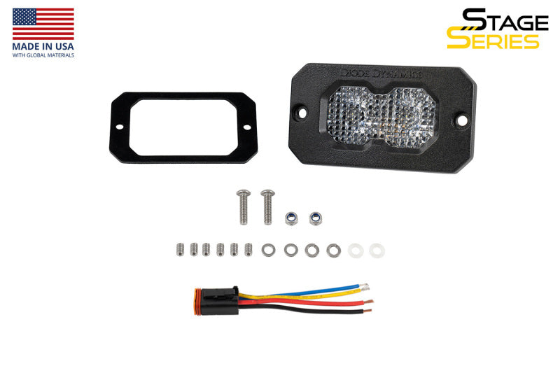 Diode Dynamics C2R White Flood Flush Mount LED Pod (Single)-thumbmail-3