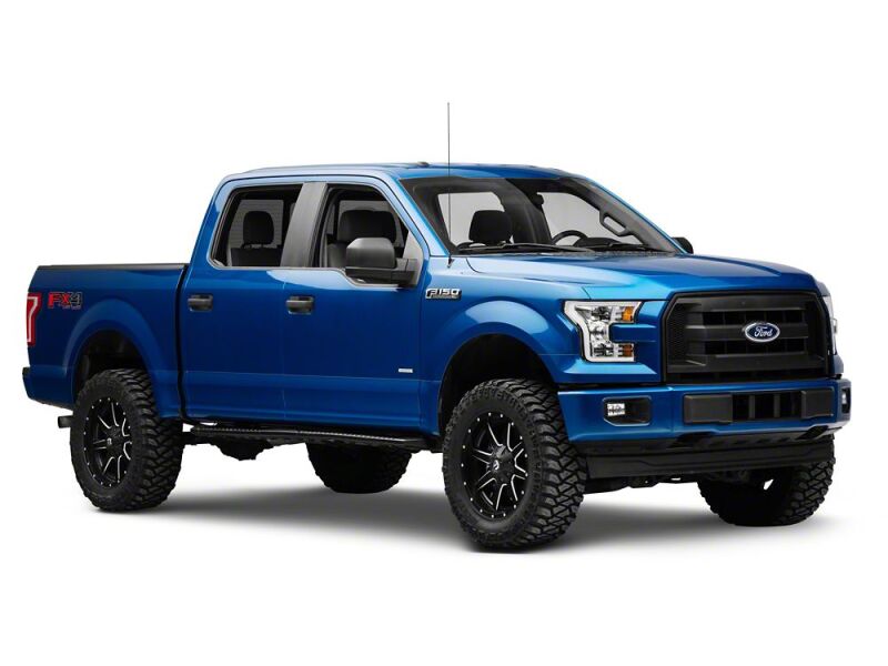 Raxiom 15-17 Ford F-150 Projector Headlights with LED Accent- Chrome Housing- Clear Lens-thumbmail-2