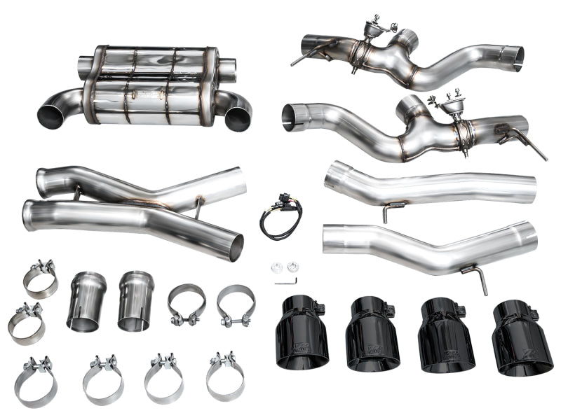 AWE Tuning 23-24 BMW G87 M2 SwitchPath Edition Exhaust - Diamond Black Tips-thumbmail-3