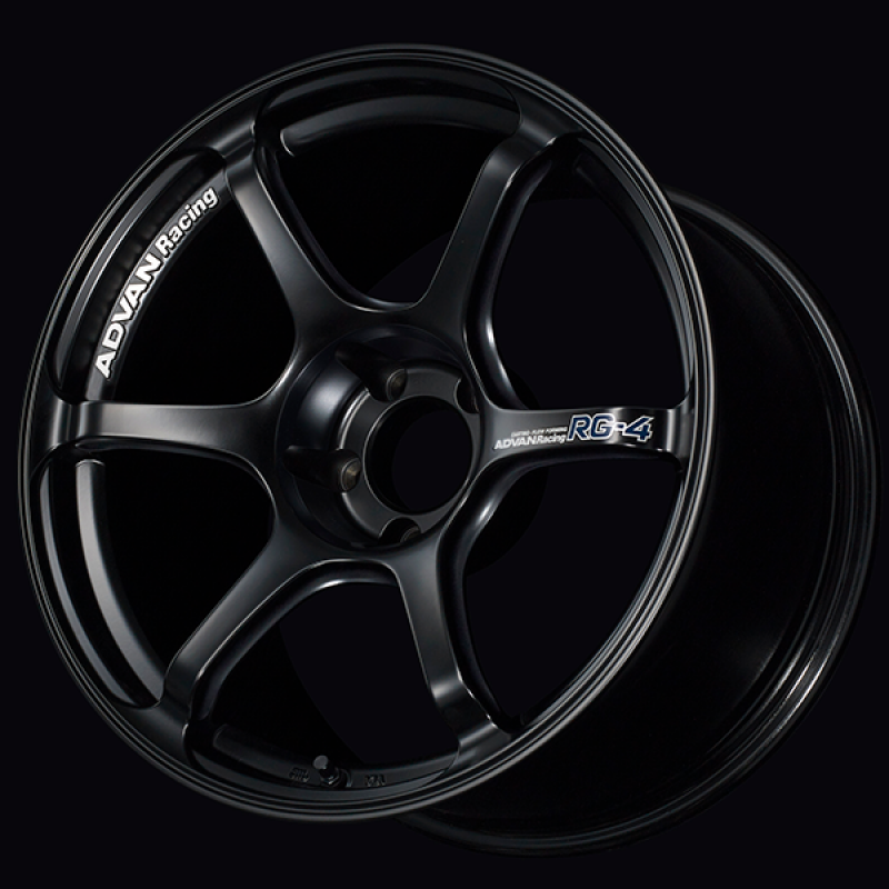 Advan RG-4 17x9.5 / +35 Offset / 5-114.3 / 73mm Bore / Semi Gloss Black-thumbmail-1