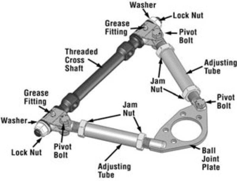 SPC Performance GM Mid Size Metric Pro Series Front Adjustable Upper Control Arm (Race Only)-thumbmail-2