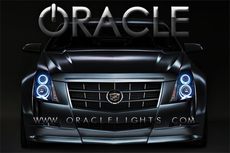 Oracle 10-12 Cadillac CTS-V Sedan LED Headlight Halo Kit - Green-thumbmail-2