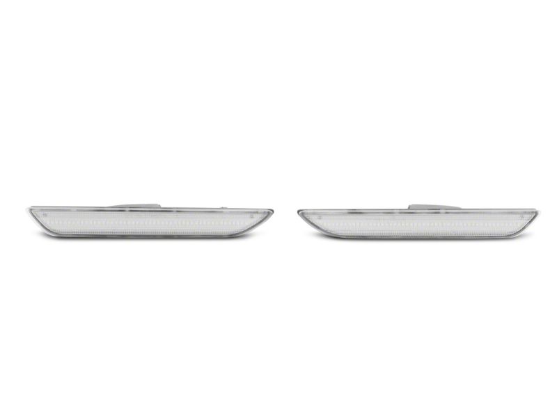 Raxiom 15-23 Ford Mustang Axial Series LED Side Marker Lights Rear- Clear-thumbmail-3