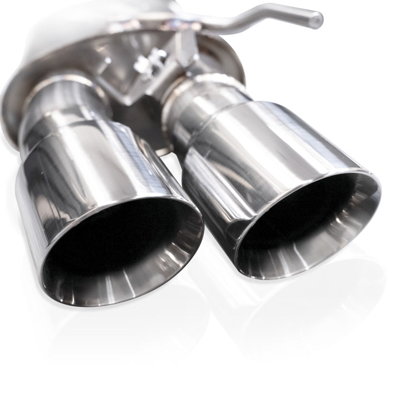 Stainless Works 2024 Mustang GT Catback Quad Tips Redline Sound H-Pipe Performance Connect Exhaust-thumbmail-2