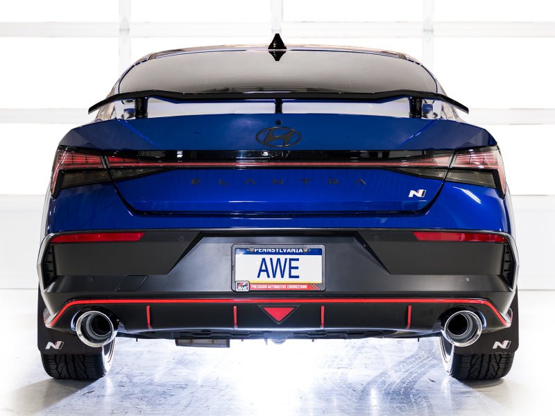 AWE 22-26 Hyundai Elantra N Track Edition Cat-Back Exhaust - Chrome Silver Tips-thumbmail-3