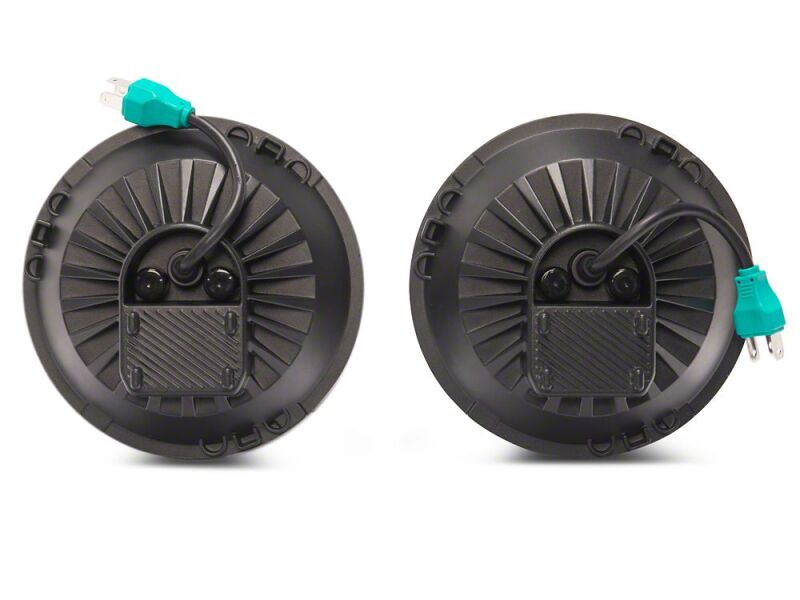 Raxiom 07-18 Jeep Wrangler JK Axial Series DB2 LED Headlights- Black Housing- Clear Lens-thumbmail-2