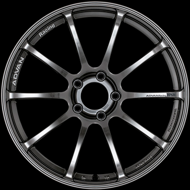 Advan RSII 17x7.0 / +47 Offset / 4-100 / 63mm Bore / Hyper Black-thumbmail-1