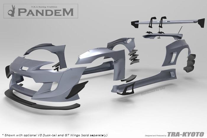GReddy Scion FR-S Pandem Wide Body V3 Front Splitter-thumbmail-1