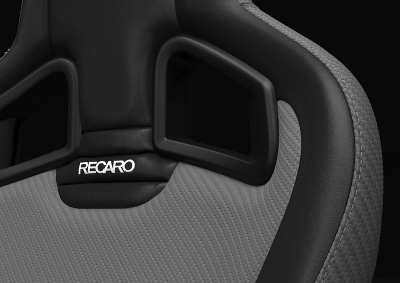 Recaro Cross Sportster ORV Driver Seat - Black Vinyl/Grey Vinyl