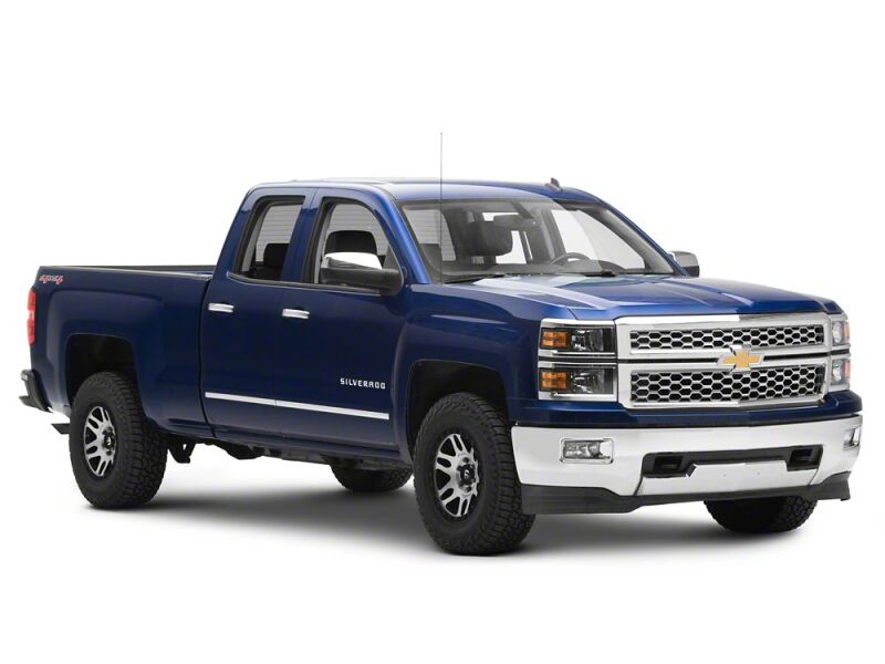 Raxiom 14-15 Chevrolet Silverado 1500 OE Style Headlights/ Chrome Trim- Black - Clear Lens-thumbmail-3