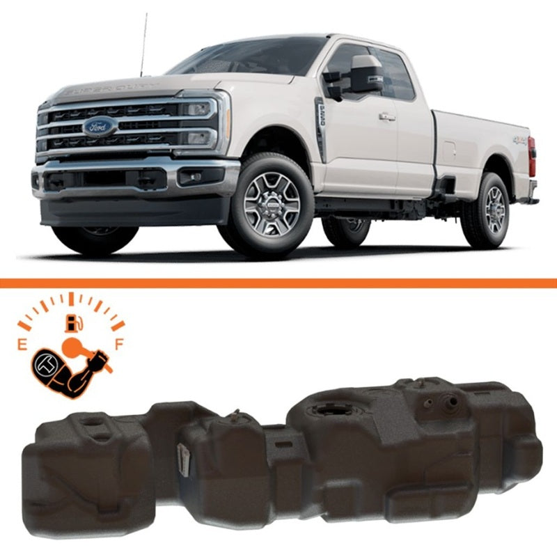 Titan Fuel Tanks 17-25 Ford F-250/F-350 PowerStroke Super Cab Long Bed 55 Gal XXL Mid-Ship Tank-thumbmail-1