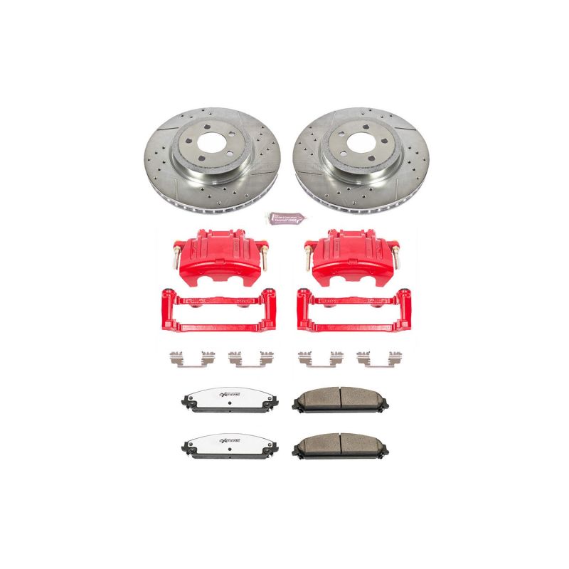 Power Stop 05-08 Dodge Magnum Front Z26 Street Kit w/Cals-thumbmail-1
