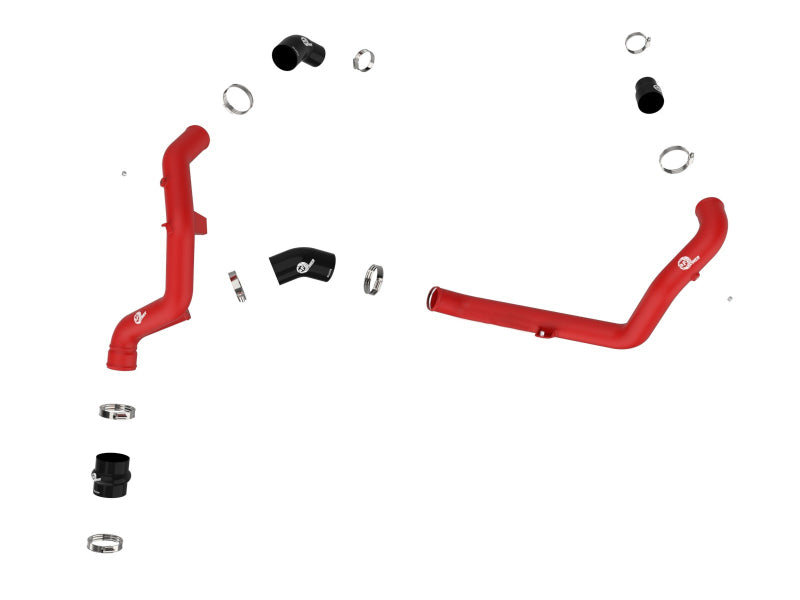 aFe BladeRunner 2 1/4in Intercooler Hot Side Charge Pipe 22-23 Ford Explorer V6-3.0L (tt) - Red-thumbmail-6