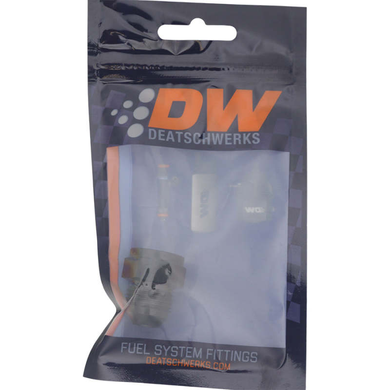 DeatschWerks 6AN Female Flare to 8AN Male Flare Expander - Anodized Matte Black-thumbmail-2