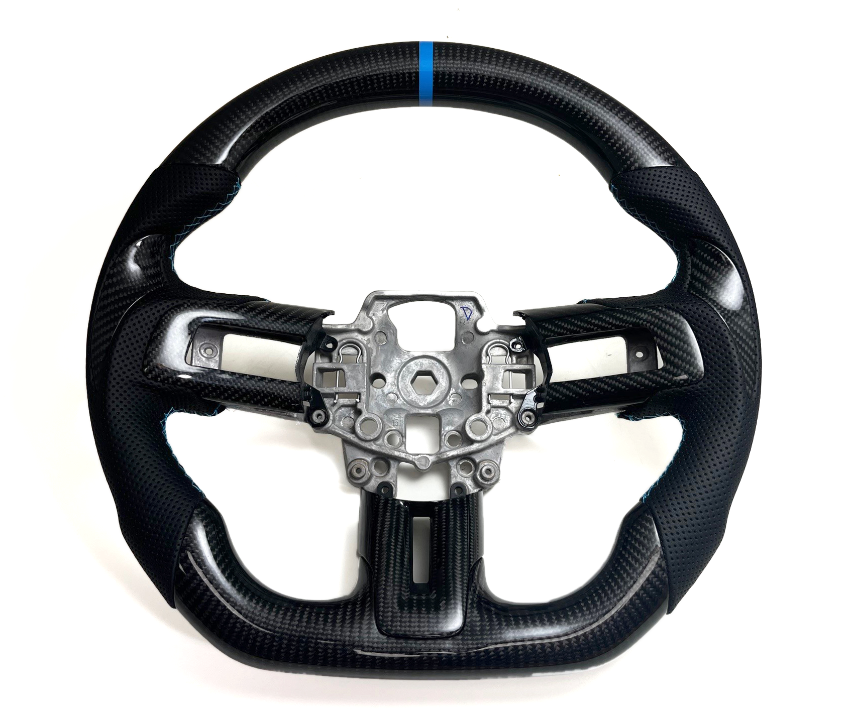 Ford Mustang Carbon Fiber Steering Wheel Option 1-thumbmail-1