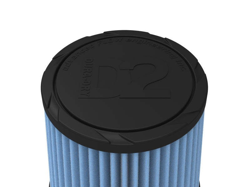 aFe POWER Universal Clamp-On Air Filter w/ D2 Dura-Dry Media - 3-1/2in F x 6in B x 4-3/4in T x 6in H-thumbmail-3
