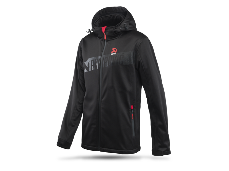 Akrapovic Mens Corpo Softshell Jacket Black - L-thumbmail-1