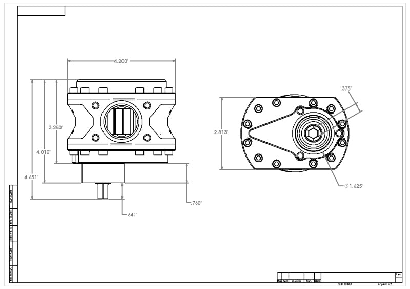 Aeromotive Spur Gear Extreme Fuel Pump - 3/8in Hex - .850 Gear - 18gpm-thumbmail-3