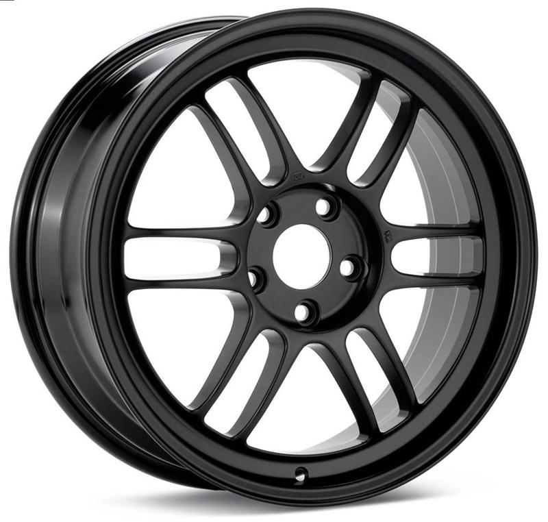 Enkei RPF1 17x7.5 5x100 48mm Offset 73mm Bore Matte Black Wheel  02-10 WRX & 04 STI (MOQ 40)-thumbmail-1