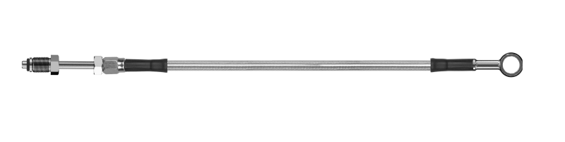 Goodridge 58in Universal Clutch Line w/SS Fittings & Clear Hose - Straight Banjo 7/16 UNF-thumbmail-1