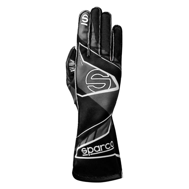 SPARCO K-Arrow+ Black/Grey Kart Racing Gloves Size 10-thumbmail-1