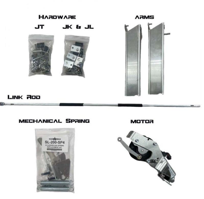 Rock Slide Rebuild Kit for Gen2 Step Sliders - JK 2.0 4D DRVR-thumbmail-1
