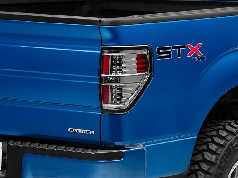Raxiom 09-14 Ford F-150 Styleside LED Tail Lights- Black Housing- Smoked Lens-thumbmail-1