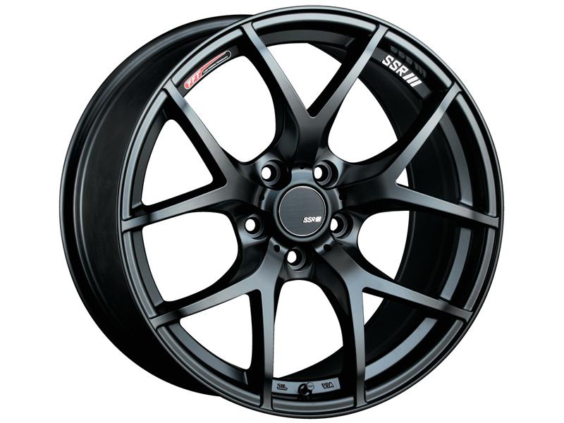 SSR GTV03 19x8.5 5x114.3 38mm Offset Flat Black Wheel 11+ WRX / 08+ STI / 11+ tC / 93-98 Supra-thumbmail-1